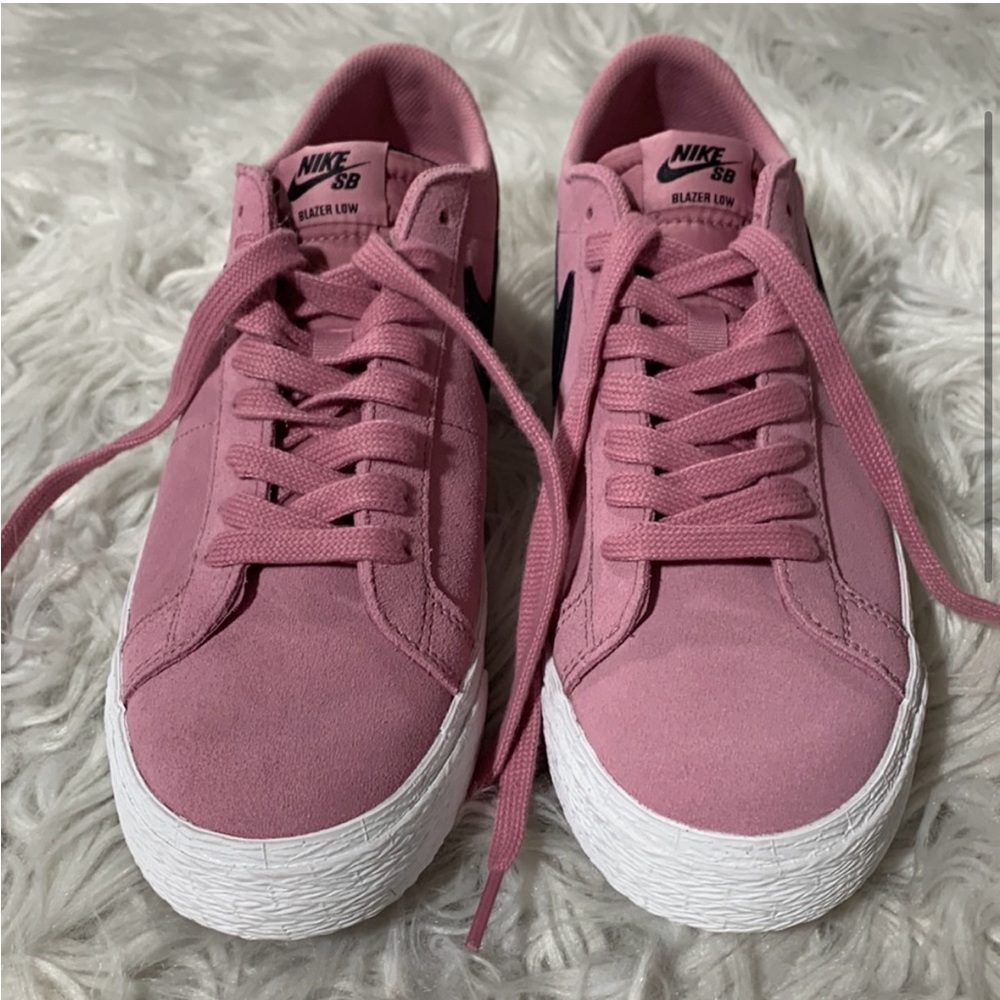 NIKE SB Blazer Low Zoom Air sneakers suede leather Style 864347-600 men’s 8.5